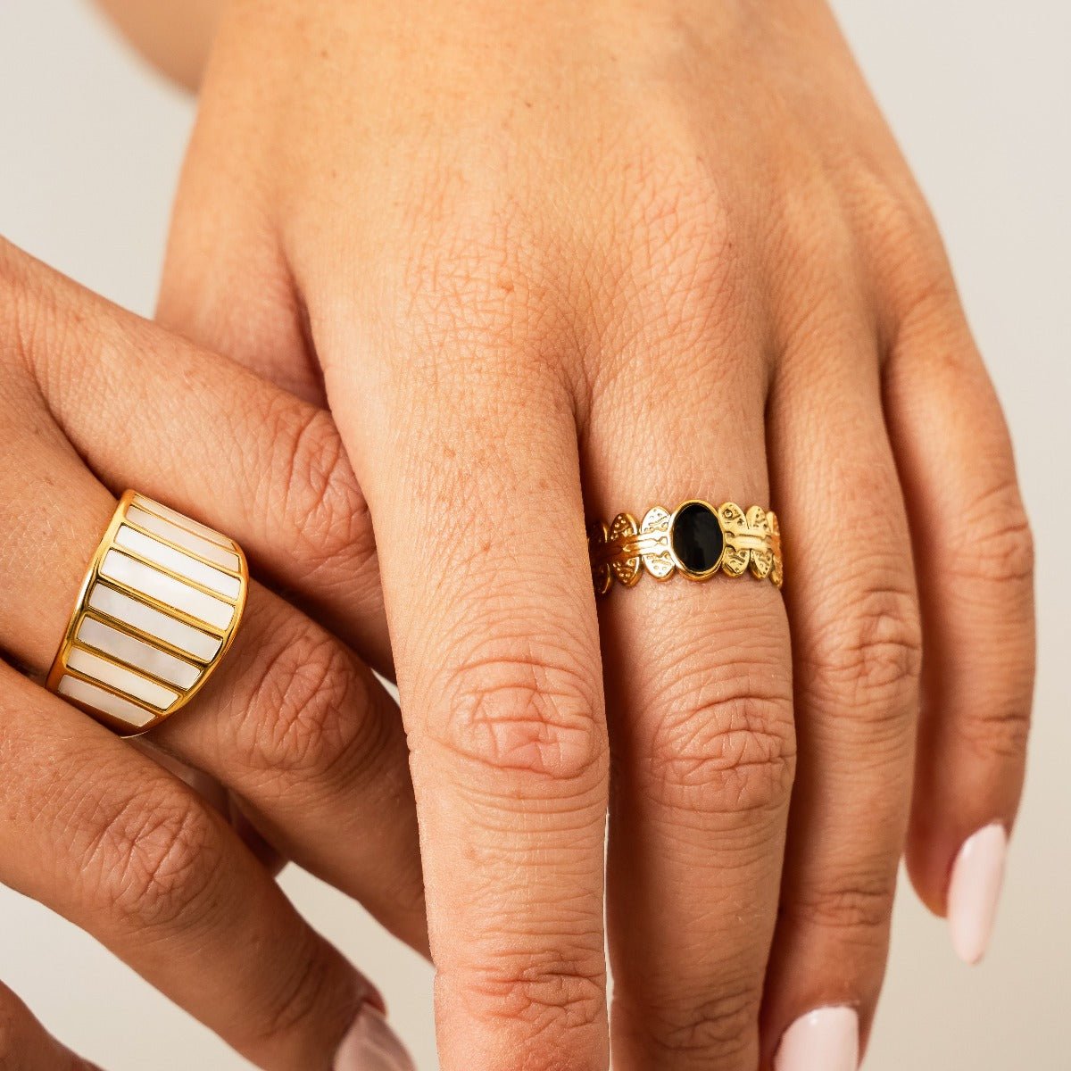 Coliseum Ring Plated in 18k Gold