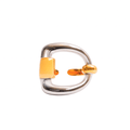 Adjustable Duo Link Ring with Gold and Silver Plating