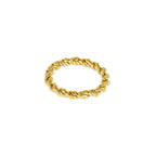 18K Gold Plated Spiral Ring