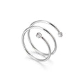 Fine Spiral Ring - Silver