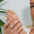 Gold Plated Arrow Ring 18k