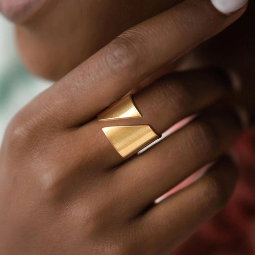 18K Gold Plated Hips Ring