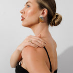 Adjustable Light Ties Ring with Gold and Silver Plating Mix