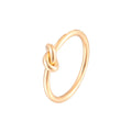 Gold Plated Knot Ring 18k