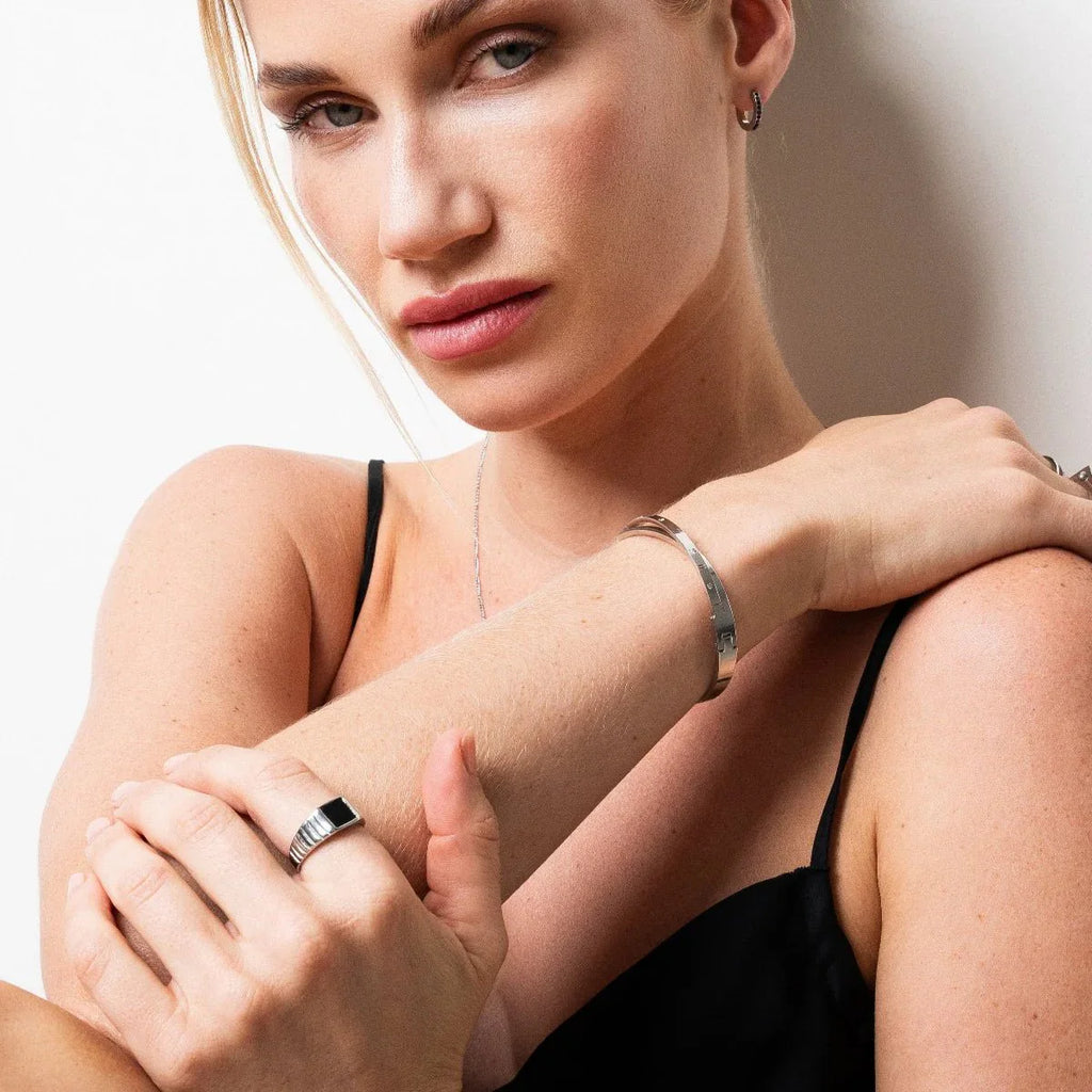 Black Ring - Silver