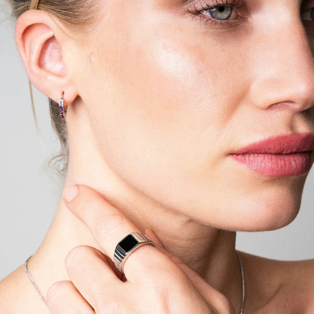 Black Ring - Silver
