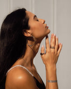 Nail Ring Tips - Silver