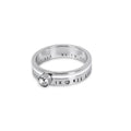 Queen Ring Crystal Stone - Silver