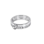 Queen Ring Crystal Stone - Silver
