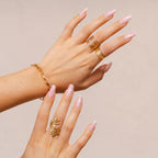Adjustable Ramos Ring Plated in 18K Gold