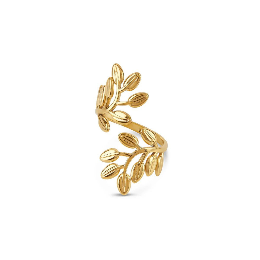 Adjustable Ramos Ring Plated in 18K Gold