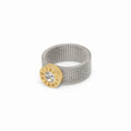 Roman Mesh Ring - Silver