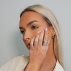 Adjustable Royale Ring - Silver