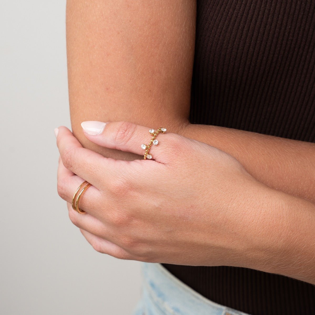 Serena Ring Plated in 18K Gold