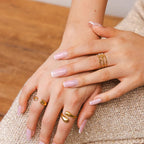 Adjustable Sky Ring Plated in 18K Gold