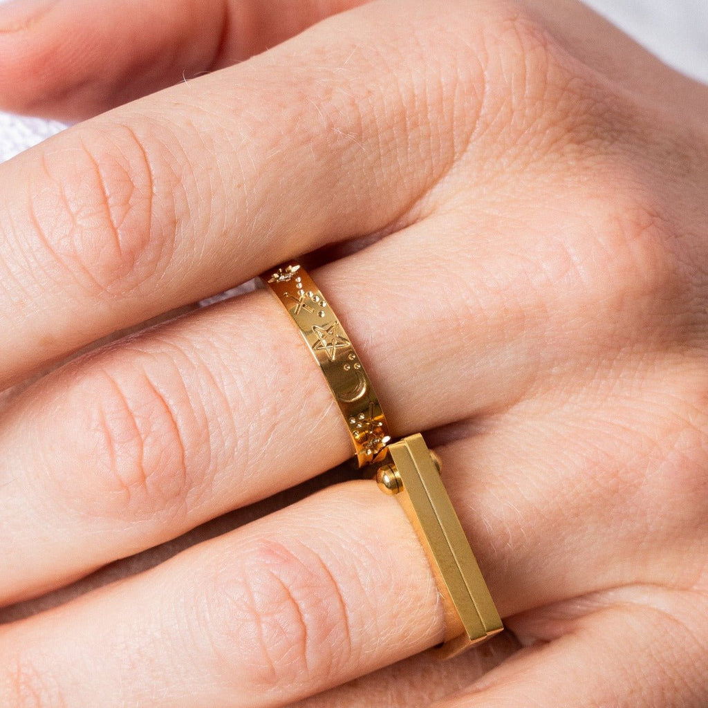 Sky Ring Plated in 18k Gold