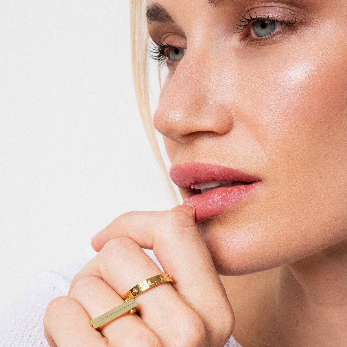 Sky Ring Plated in 18k Gold