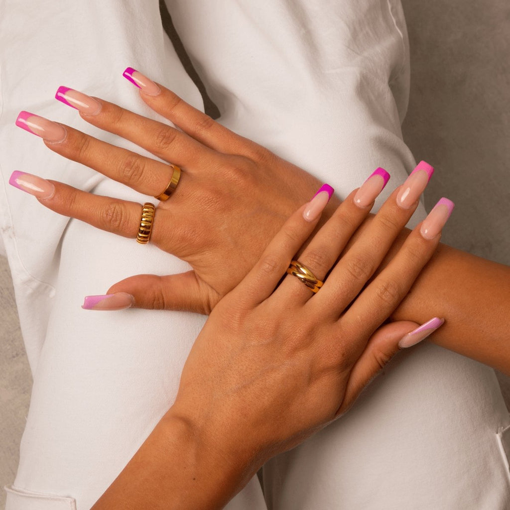 Trinity Ring Plated in 18K Gold