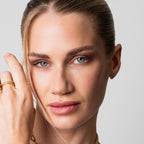 Vienne Double Ring Plated in 18k Gold