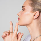 Vienne Double Ring Plated in 18k Gold