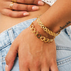 Adored Bracelet Plated in 18K Gold