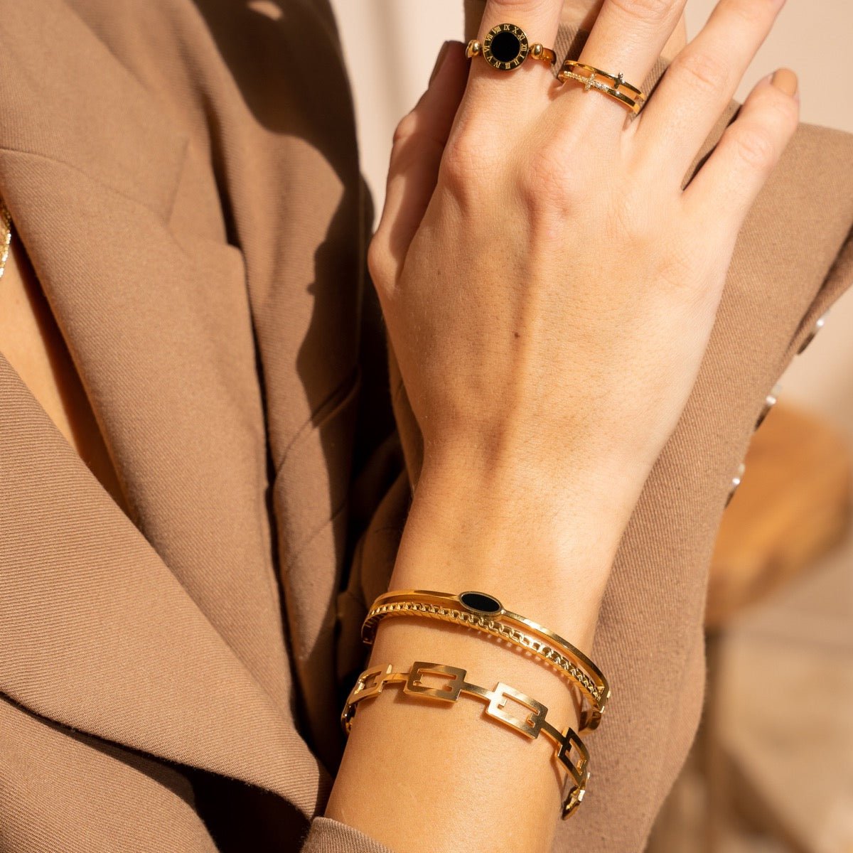Alexandra Bracelet Plated in 18K Gold