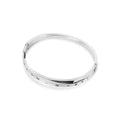 Intertwined Roman Numerals Bracelet - Silver