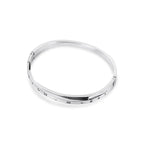 Intertwined Roman Numerals Bracelet - Silver