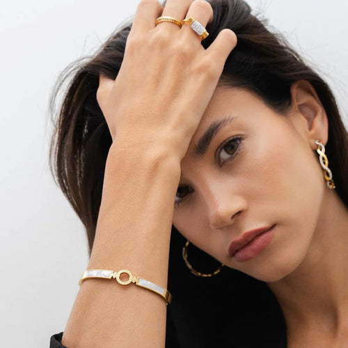 Aura Bracelet Plated in 18k Gold