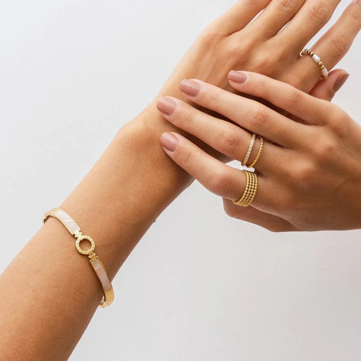 Aura Bracelet Plated in 18k Gold