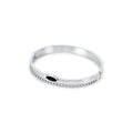 Layered Onyx Bracelet - Silver
