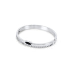 Layered Onyx Bracelet - Silver