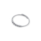 Adjustable Anti-stress Bracelet Beads - Silver