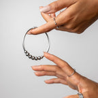 Adjustable Anti-stress Bracelet Beads - Silver