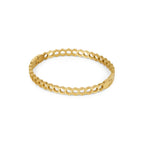 Honeycomb Bracelet Plated in 18K Gold