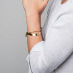 Inter Bracelet Plated in 18k Gold