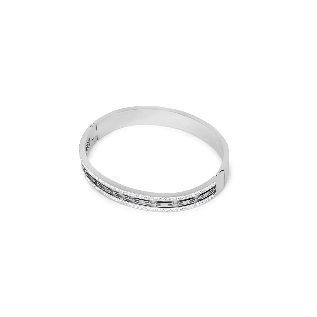 Ivy Stone Crystal Bracelet - Silver