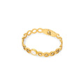 Olivia Bracelet with Zirconia Stone Plated in 18k Gold
