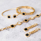 Onyx Bracelet Summer Plated in 18k Gold