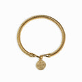St. Benedict Pendant Bracelet Gold Plated 18K