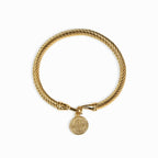 St. Benedict Pendant Bracelet Gold Plated 18K
