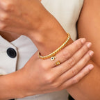 Pisa Bracelet Plated in 18k Gold