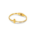 T-Bar Elegance Bracelet Plated in 18k Gold