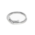 Spiral Bracelet Crystals - Silver