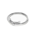 Spiral Bracelet Crystals - Silver
