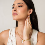 Venus Bracelet Plated in 18k Gold