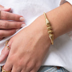 Wave Bracelet Gold Plated 18K