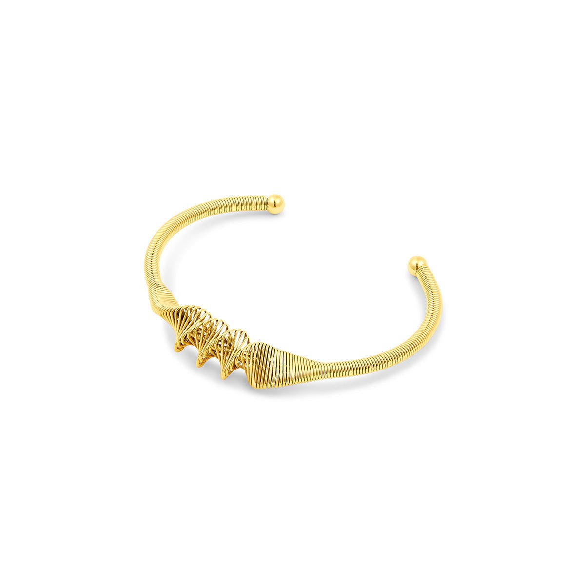 Wave Bracelet Gold Plated 18K