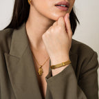 Gold-Plated Wire Bracelet 18k