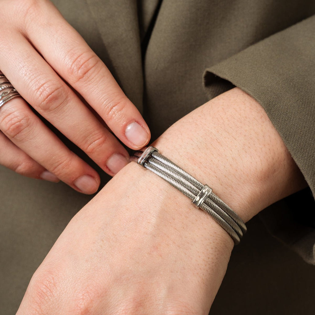 Wire Bracelet - Silver